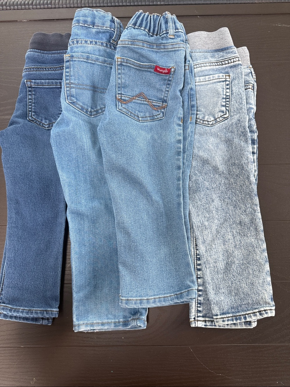 Lot of 4 Kids Jeans Size 3T – Mixed Brands – Great Condition